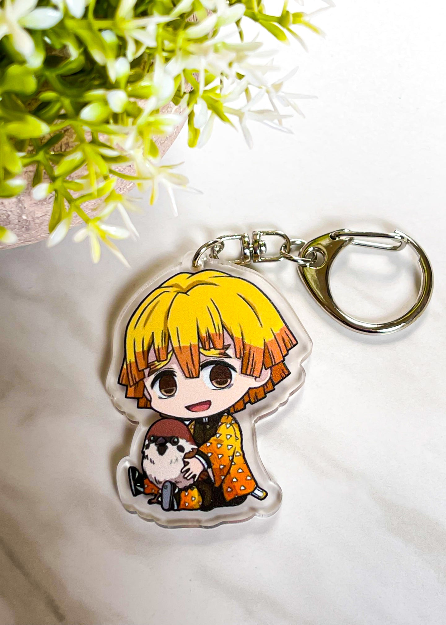 Zenitsu & Chuntaro Keychain