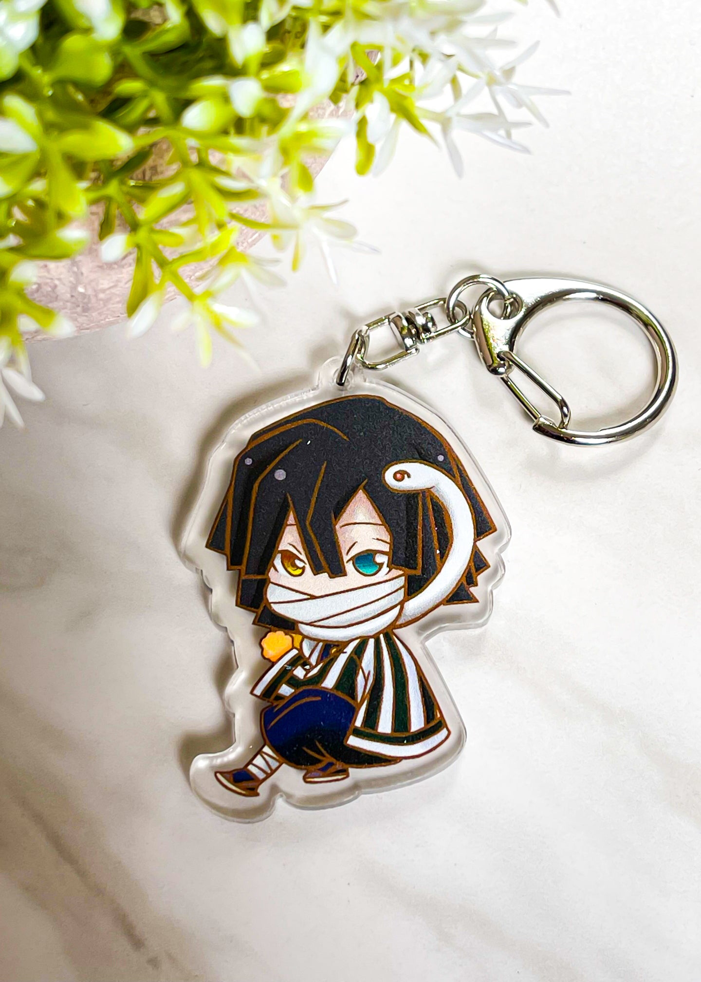 Obanai Cookie Keychain