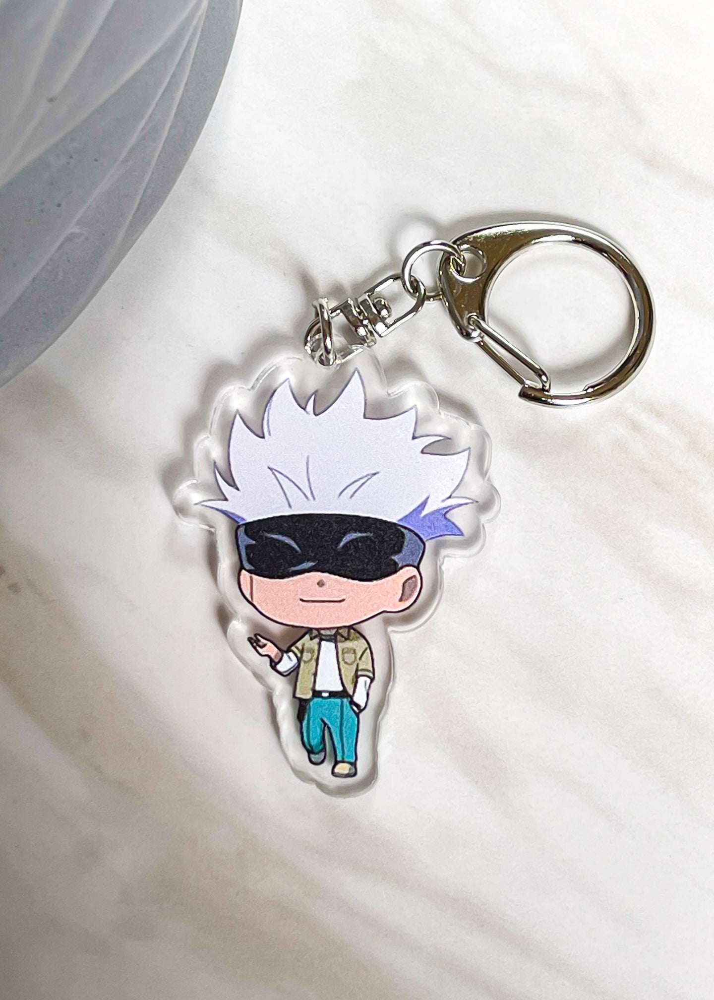 Satoru Gojo Steppin Out Keychain