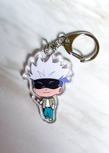 Load image into Gallery viewer, Satoru Gojo Steppin Out Keychain
