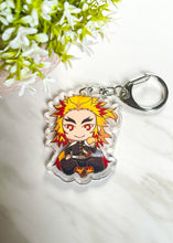 Load image into Gallery viewer, Fire King Rengoku Keychain
