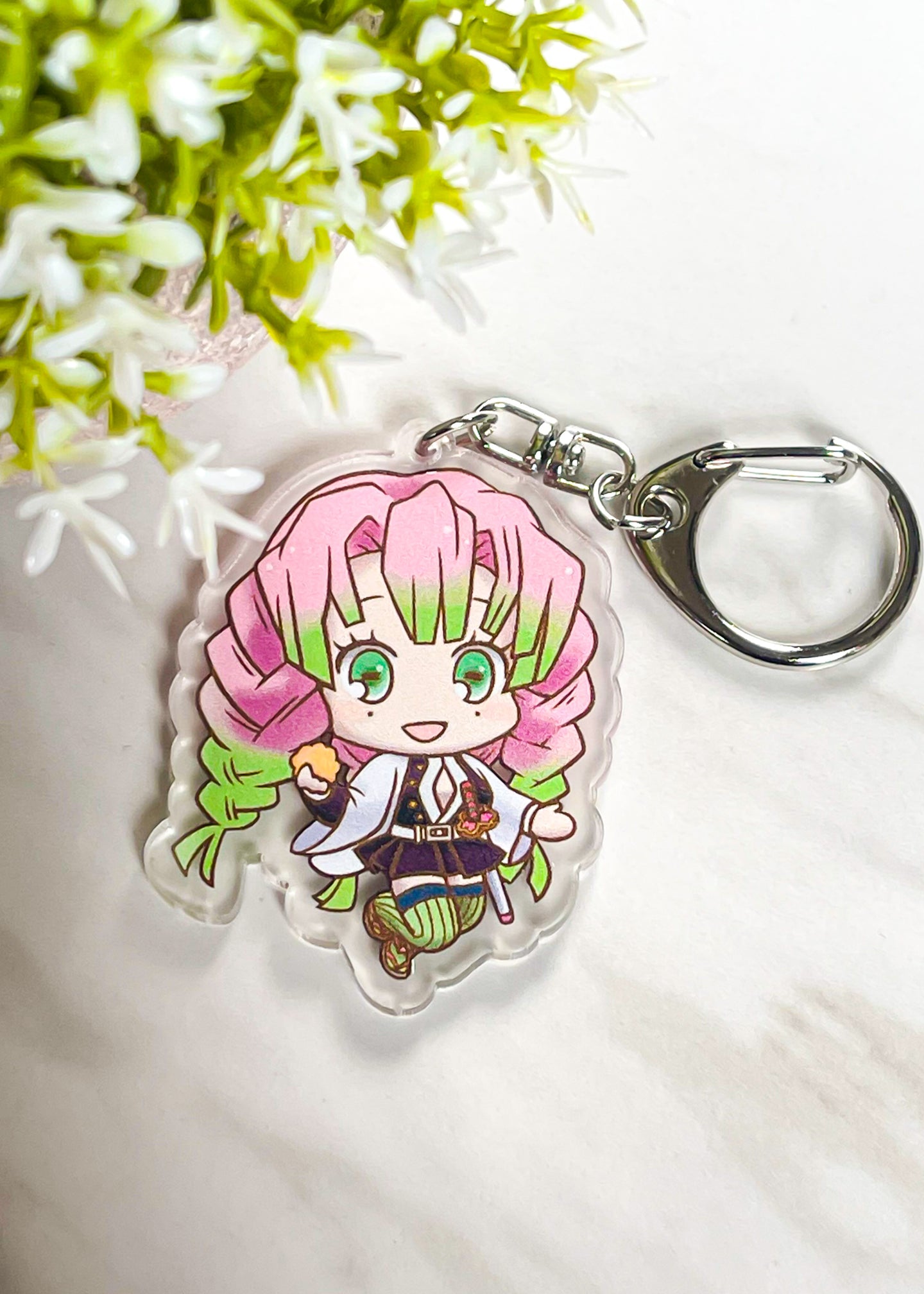 Mitsuri The Mochi Queen Keychain