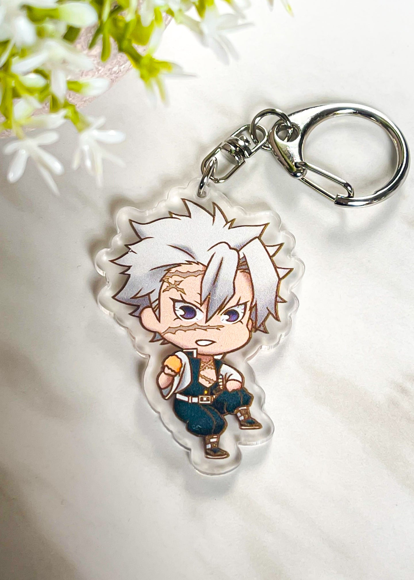 Sanemi Cookie Keychain