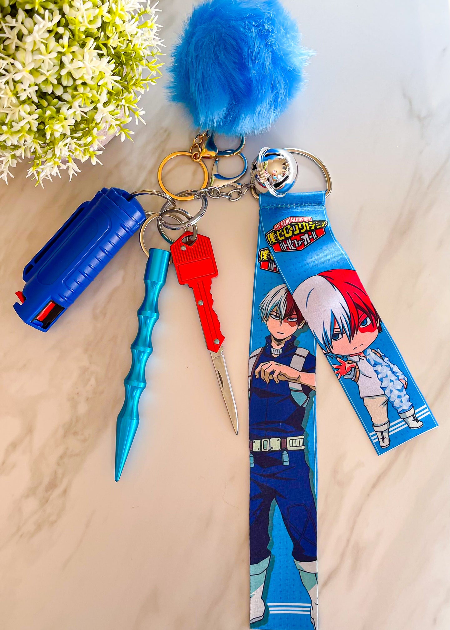 Todoroki Self Defense Keychain