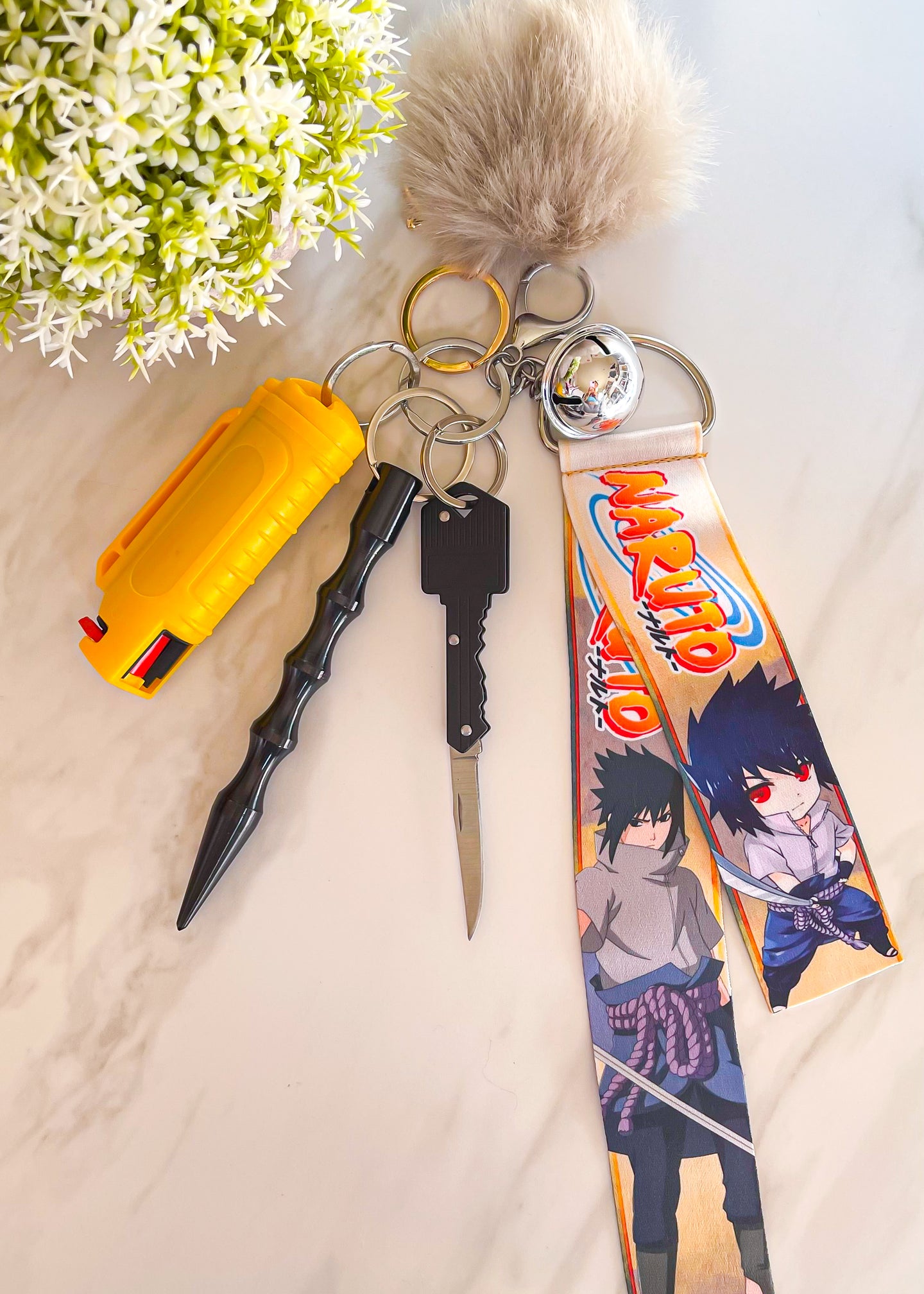 Sasuke Self Defense Keychain