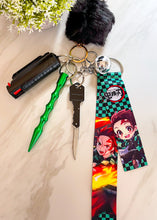 Load image into Gallery viewer, Tanjiro Self Defense Keychain
