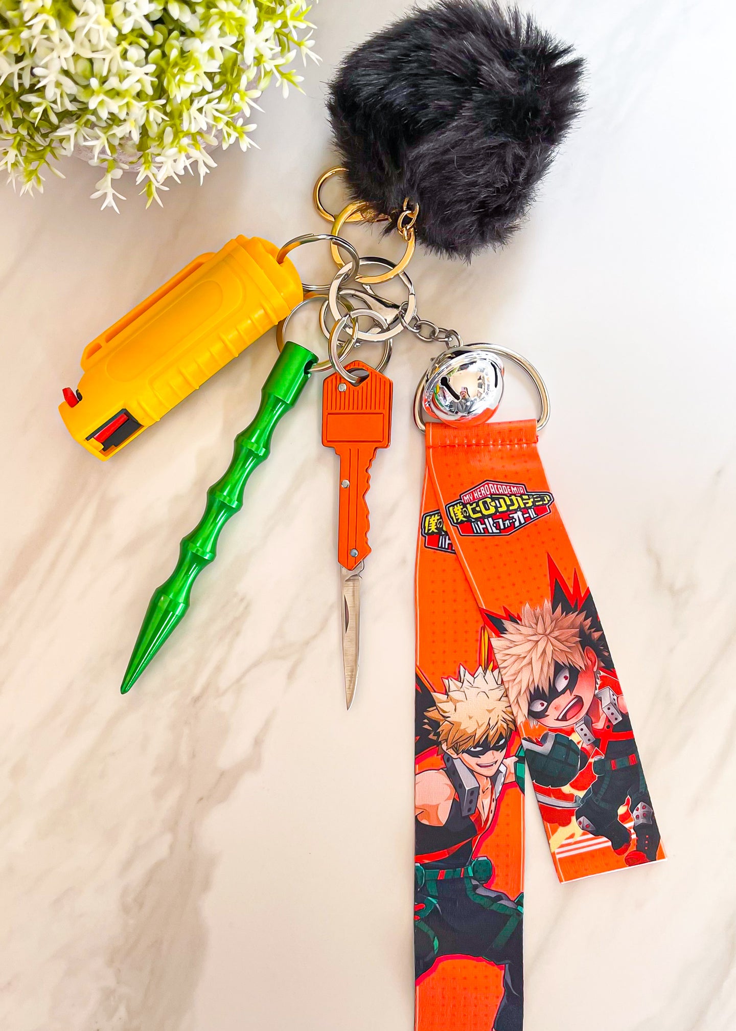 Bakugou Self Defense Keychain