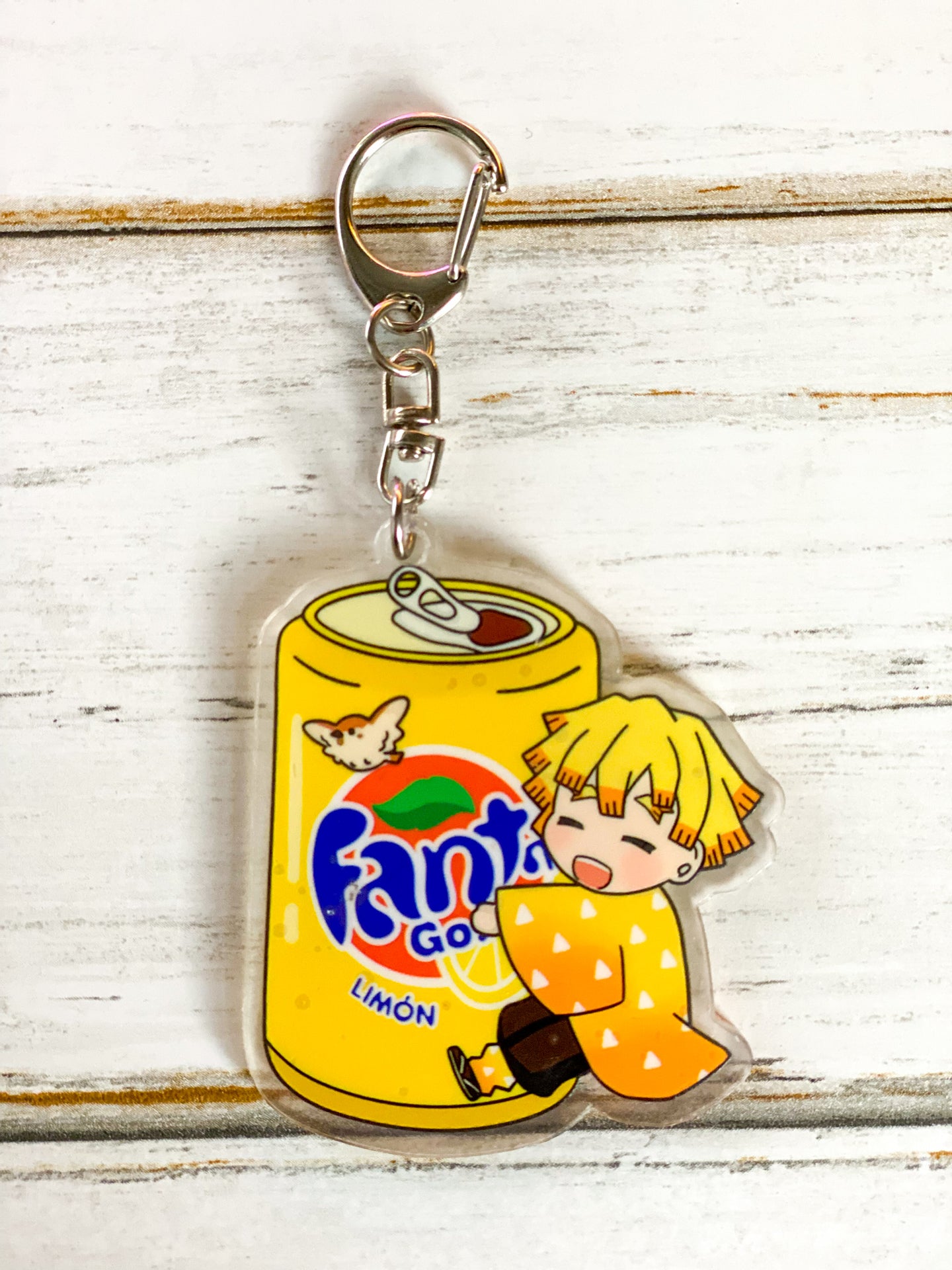 Zenitsu Soda Keychain